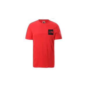 The North Face M S/S Fine Tee červené NF00CEQ5V33