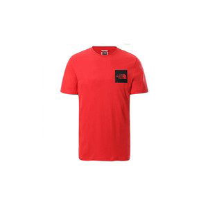 The North Face M S/S Fine Tee-XL červené NF00CEQ5V33-XL