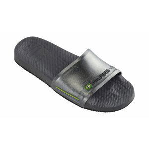 Havaianas Slide Brasil New Graphite-BRA 45/46 čierne H4142616-0074-BRA 45/46