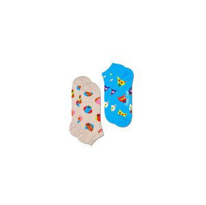 Happy Socks 2-Pack Dog and Cat Low Sock farebné DAC02-1700