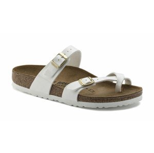 Birkenstock Mayari Patnet  White Narrow modré 1005281