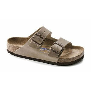 Birkenstock Arizona Soft Footbed Oiled Nubuck Leather Narrow-7 hnedé 552813-7