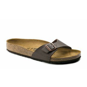 Birkenstock Madrid BS Dark Brown Narrow Fit hnedé 40393