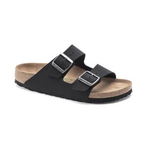 Birkenstock Arizona Vegan Birko-Flor Nubuck Narrow Fit-8 čierne 1019057-8