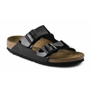 Birkenstock Arizona Patent Black Narrow Fit 4.5 hnedé 1005292-4.5