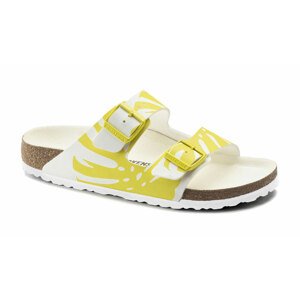 Birkenstock Arizona BF Monstera White/ Lime Sour zelené 1019293