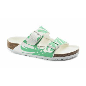 Birkenstock Arizona BF Monstera White/ Bold Jade-4.5 zelené 1019334-4.5