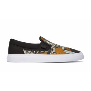 DC Shoes x Basquiat Manual Slip-on Shoes čierne ADYS300689-BGP