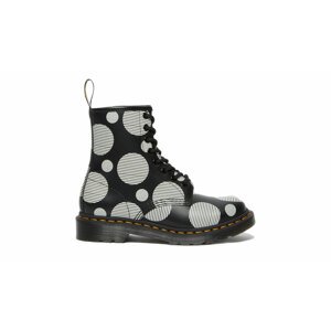 Dr. Martens 1460 Polka Dot Smooth Leather Boots-4 čierne DM26876009-4