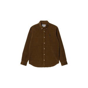 Carhartt WIP L/S Madison Cord Shirt Tawny / Black svetlohnedé I029958_0JA_XX