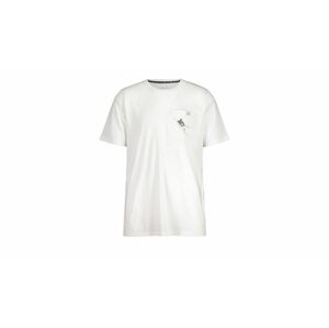 Maloja Feldsperling Vintage White T-shirt L biele 32506-1-8179-L