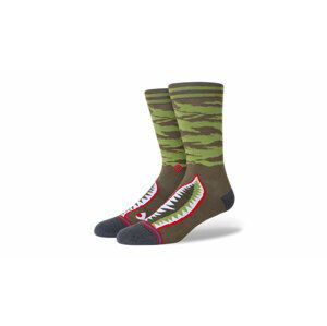 Stance Stample Warbird Crew Sock zelené A545C20WAR-OLV