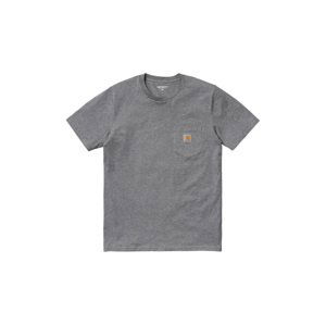 Carhartt WIP S/S Pocket T-Shirt Dark Grey Heather šedé I022091_ZM_XX