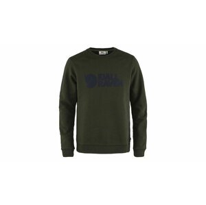 Fjällräven Logo Sweater M Deep Forest-M zelené F84142-662-M