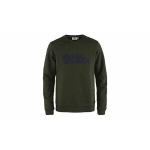 Fjällräven Logo Sweater M Deep Forest-L zelené F84142-662-L