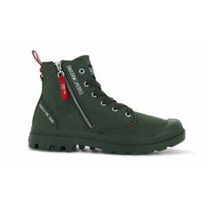 Palladium Pampa Hi Outzip Uniform Of The People-5 zelené 77023-309-M-5