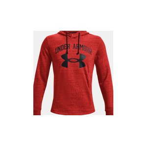 Under Armour Rival Terry Logo Hoodie M červené 1361559-840-M