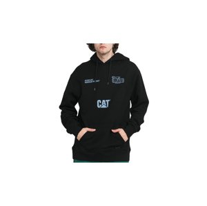 Caterpillar Painted Hoodie Black M čierne 2910526-BLK-M