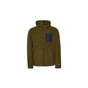 Champion Hooded Full Zip Top zelené 216723-GS556