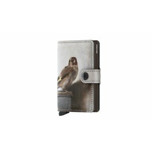 Secrid Miniwallet x Art Mauritshuis Goldfinch-One-size šedé MAr- Gold-One-size