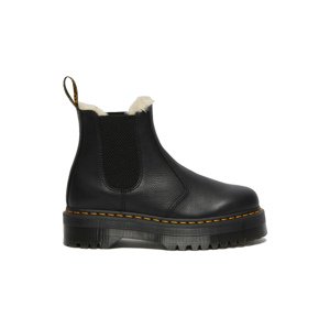 Dr. Martens 2976 Faux Fur Lined Platform Chelsea Boots 4 čierne DM25635001-4