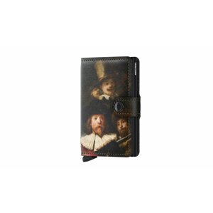 Secrid Miniwallet x Art Mauritshuis Goldfinch hnedé MAr-Night