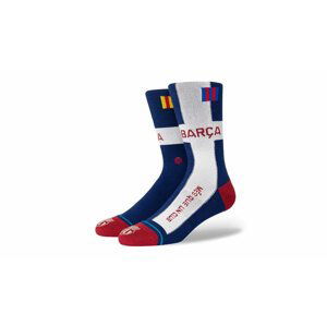 Stance Futbol Club Barcelona Cross Crew Socks modré A558D21FCC-NVY