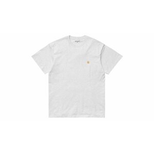 Carhartt WIP S/S Chase T-Shirt Ash Heather šedé I026391_00J_XX