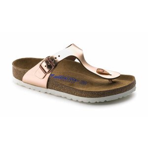 Birkenstock Gizeh Birko-Flor Metallic Copper Narrow Fit 3.5 ružové 1005049-3.5