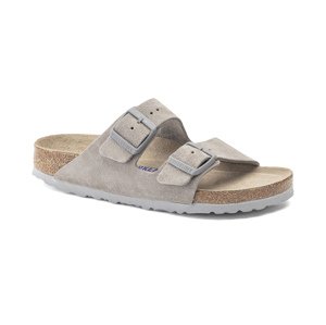 Birkenstock Arizona Soft Footbed Suede Leather Regular Fit svetlohnedé 1020507