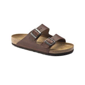 Birkenstock Arizona Natural Leather Narrow Fit 7 hnedé 1018721-7