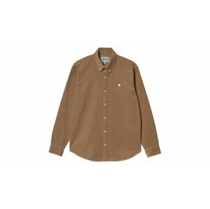 Carhartt WIP L/S Madison Fine Cord Shirt Nomad M hnedé I030580_11C_XX-M