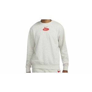 Nike Sportswear Swoosh League Fleece Crew šedé DM5460-050