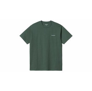 Carhartt WIP S/S Script Embroidery T-Shirt Hemlock Green zelené I025778_0PU_XX