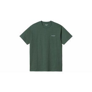 Carhartt WIP S/S Script Embroidery T-Shirt Hemlock Green S zelené I025778_0PU_XX-S