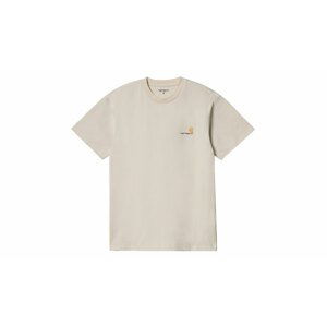 Carhartt WIP S/S American Script T-Shirt Natural svetlohnedé I029956_05_XX