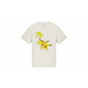 Converse x Pokémon Pikachu Crewneck T-Shirt čierne 10023898-A01