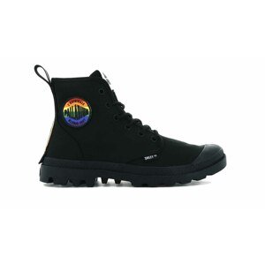 Palladium Pampa Smiley Pride 9 čierne 76879-008-M-9