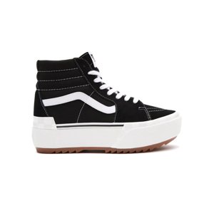 Vans Suede/Canvas Sk8-Hi Stacked 3.5 čierne VN0A4BTW5ZN-3.5