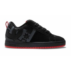 DC Shoes Court Graffik Leather Shoes-7 čierne ADYS100442-BYR-7