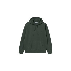 Carhartt WIP Hooded Script Embroidery Sweat Hemlock Green M zelené I028937_0PU_XX-M