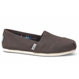 Toms Alpargatas Ash Canvas šedé 10000871