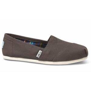 Toms Alpargatas Ash Canvas-3.5UK šedé 10000871-3.5UK