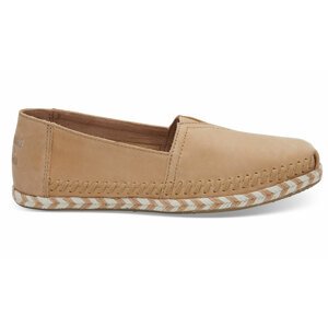 Toms Honey Leather Rope Alpargata-7UK hnedé 10011661-7UK