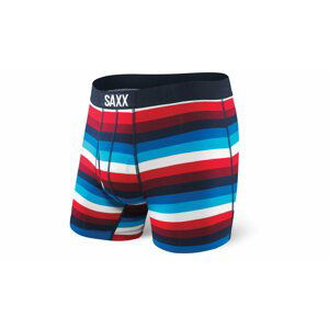 Saxx Ultra Boxer Brief Fly Navy/Red Cabana Stripe-S farebné SXBB30FNCS-S