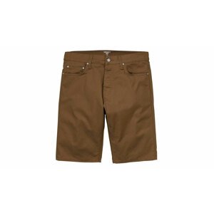 Carhartt WIP Klondike Short Hamilton Brown rinsed hnedé 1026499_HZ_02