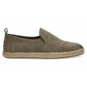 Toms Olive Washed Canvas Alpargata-8 zelené 10011624-8