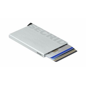 Secrid Cardprotector Laser Logo Brushed silver šedé CLa-Logo-brushed-Silver