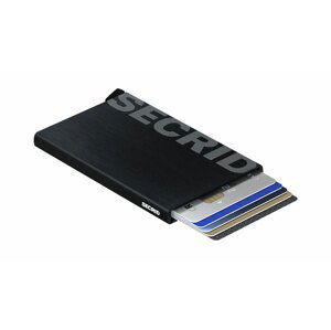 Secrid Cardprotector Logo Brushed Black-One size čierne CLa-Logo-Brushed-Black-One-size