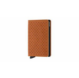 Secrid Slimwallet Perforated Cognac oranžové SPf-Cognac